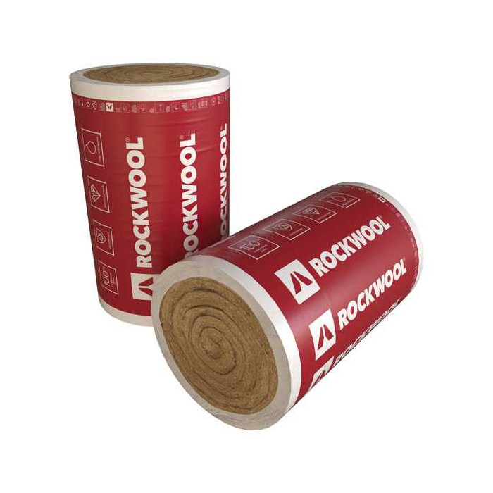 Маты прошивные Rockwool Alu Wired Mat 80 90х1000х2000 (с фольгой)